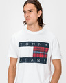 Tommy Jeans Plaid Centre Flag T-Shirt