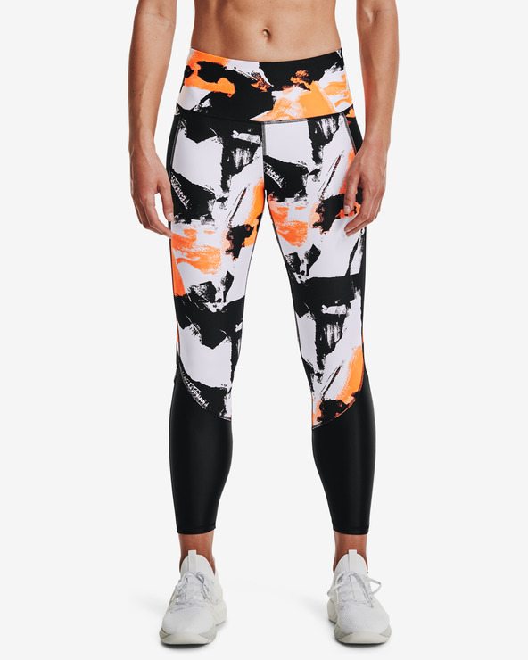 Under Armour Project Rock 7/8 Legging Schwarz Orange