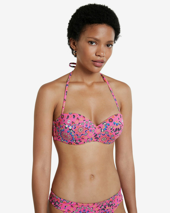 Desigual Bahamas Bikini-Oberteil Rosa
