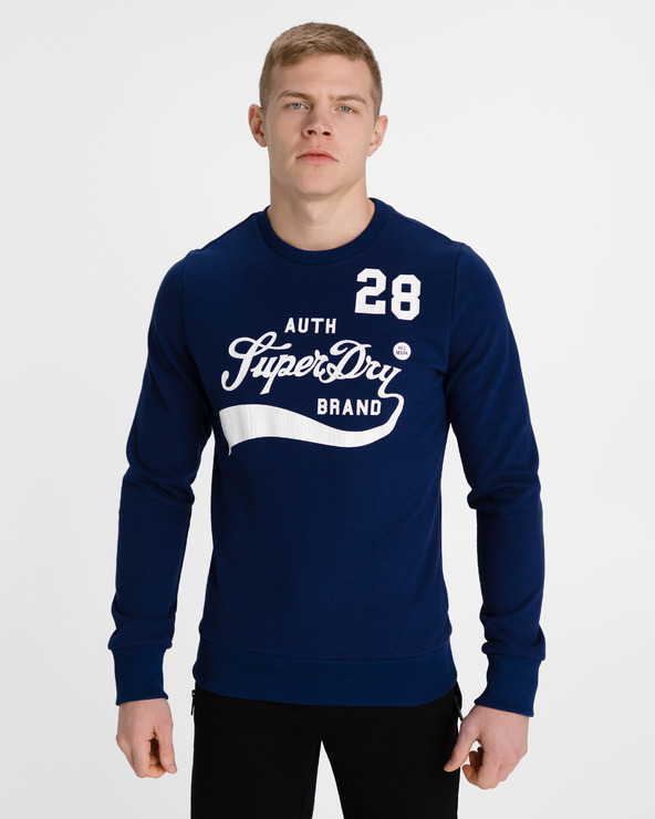 SuperDry Collegiate Sweatshirt Blau