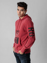 Devergo Rotes bedrucktes Herren-Sweatshirt Devergo