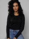 Devergo Schwarzes T-Shirt mit bedrucktem Rücken für Damen von Devergo