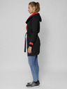 Devergo Rotes und schwarzes Damen Long-Sweatshirt Devergo