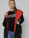 Devergo Rotes und schwarzes Damen Long-Sweatshirt Devergo