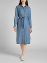 Lee Blaues Damenhemd midi Lee Western