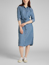 Lee Blaues Damenhemd midi Lee Western