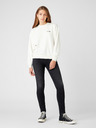 Wrangler Weißes bedrucktes Damen-Sweatshirt von Wrangler Retro Sweat