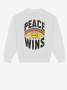 Wrangler Weißes bedrucktes Damen-Sweatshirt von Wrangler Retro Sweat