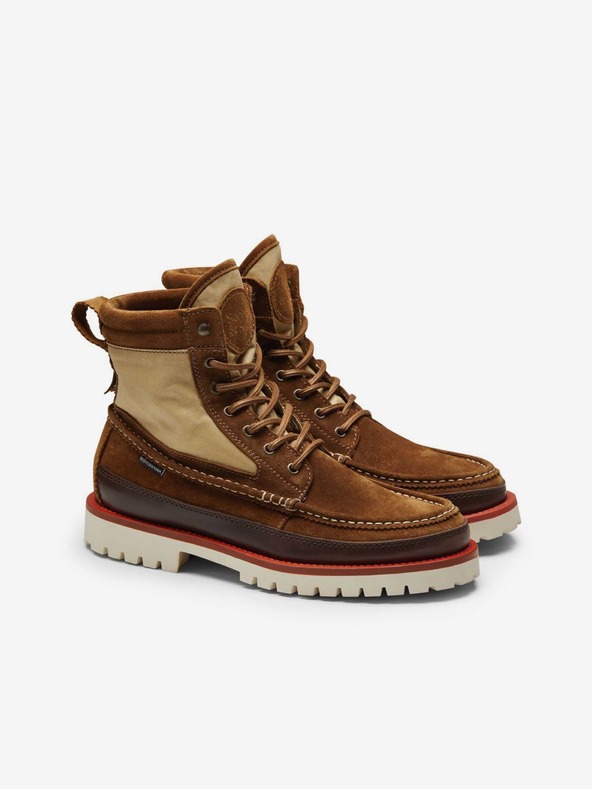 Scotch & Soda Braune Herren-Stiefeletten aus Wildleder Scotch & Soda