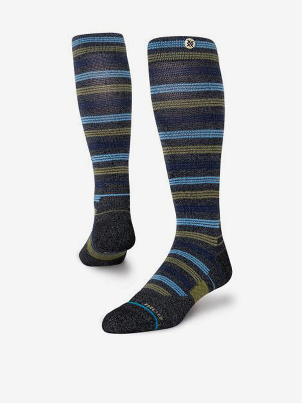 Stance Dunkelblaue gemusterte Socken aus Wollgemisch Stance Sammy für Damen