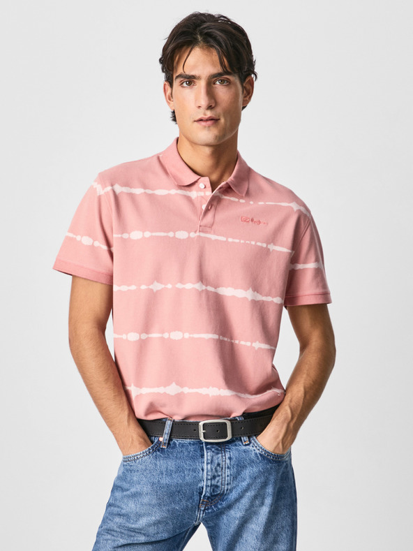 Pepe Jeans Farrell Polo T-Shirt Rosa