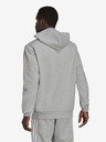 adidas Performance Hellgrauer gestromter Hoodie von adidas Performance