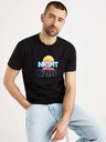 Celio Schwarzes Herren-T-Shirt Celio Atenight