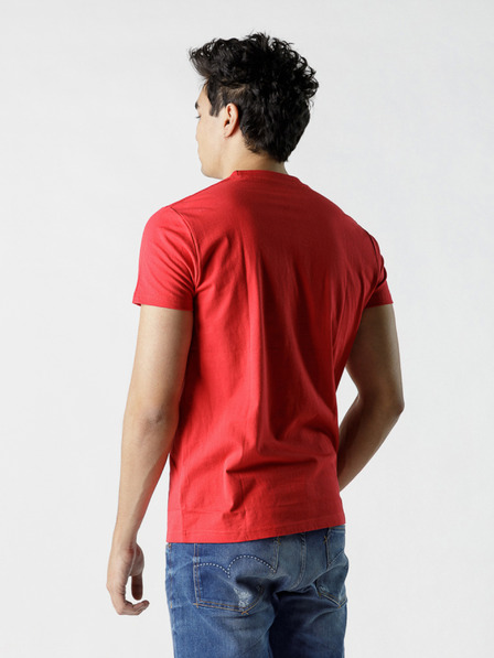 Devergo Rotes Herren-T-Shirt Devergo
