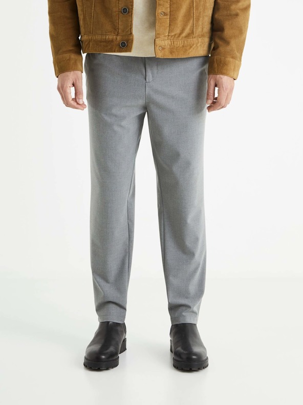 Celio Graue Herrenhosen Celio 24H Bocal
