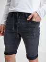Devergo Dunkelgraue Herren Denim Shorts Devergo