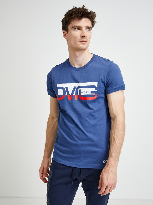 Devergo Blaues Herren-T-Shirt Devergo