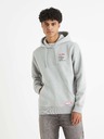 Celio Hellgraues Herren-Sweatshirt Celio Iron Man bedruckt