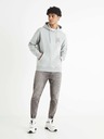 Celio Hellgraues Herren-Sweatshirt Celio Iron Man bedruckt
