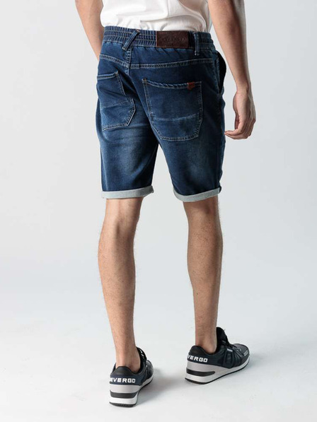 Devergo Dunkelblau Herren Denim Shorts Devergo