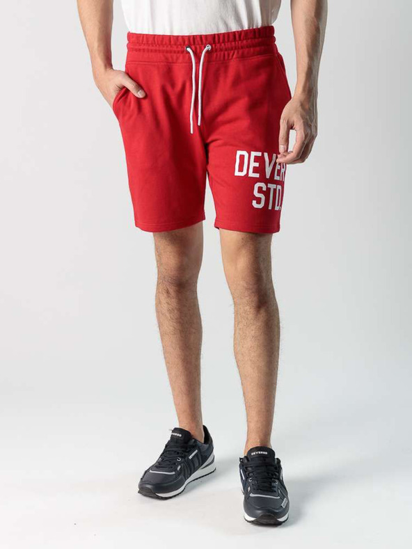 Devergo Rote Herren-Wollshorts Devergo
