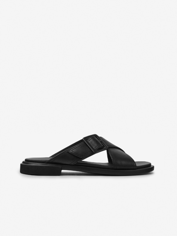 Camper Schwarze Damen Lederslipper Camper