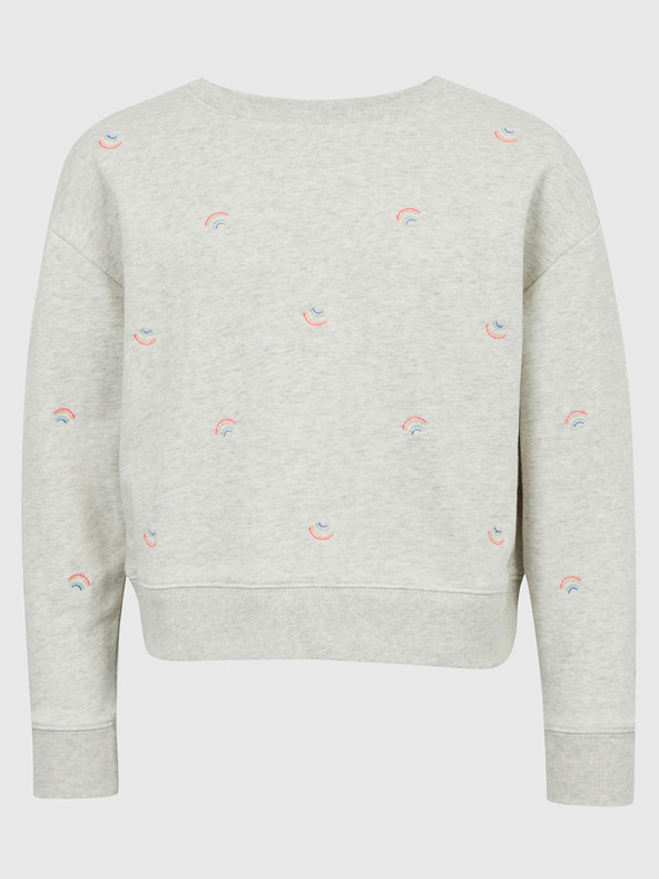 GAP Sweatshirt Kinder Grau