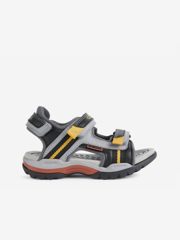 Geox Schwarz-graue Sandalen für Jungen Geox Borealis