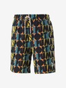Puma Blau-schwarze gemusterte Sportshorts für Herren Puma