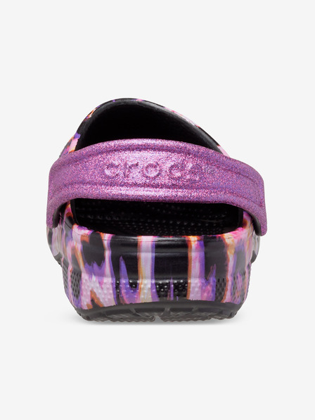 Crocs Lila Mädchen Crocs Hausschuhe mit Tiermuster