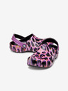 Crocs Lila Mädchen Crocs Hausschuhe mit Tiermuster