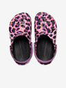 Crocs Lila Mädchen Crocs Hausschuhe mit Tiermuster