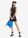 Desigual Schwarzes Damen Desigual Lea Gemustertes Kleid