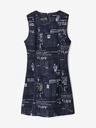 Desigual Schwarzes Damen Desigual Lea Gemustertes Kleid