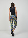 Orsay Gelb-blaue geblümte Hose ORSAY