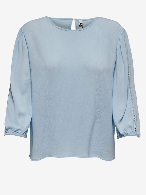 Jacqueline de Yong Hellblaue Dreiviertel-Ärmel-Bluse JDY Lucy