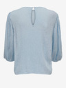 Jacqueline de Yong Hellblaue Dreiviertel-Ärmel-Bluse JDY Lucy