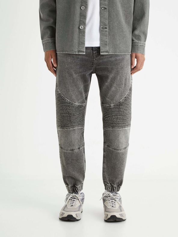 Celio Graue Herren-Jeanshose Celio