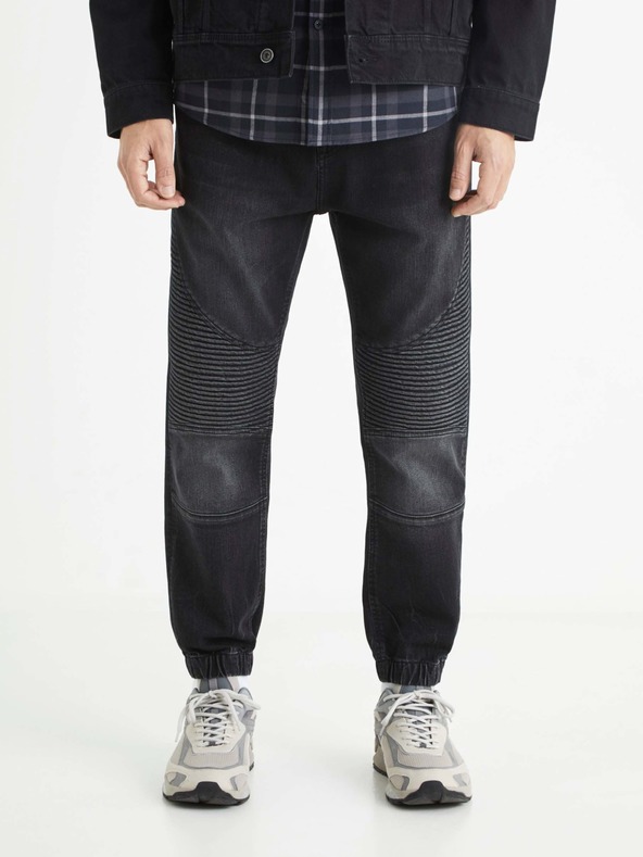Celio Schwarze Herren-Jeanshosen Celio