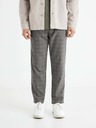 Celio Graue gemusterte Herrenhose Celio