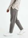 Celio Graue gemusterte Herrenhose Celio