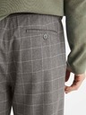 Celio Graue gemusterte Herrenhose Celio