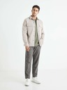 Celio Graue gemusterte Herrenhose Celio