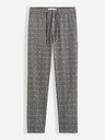 Celio Graue gemusterte Herrenhose Celio
