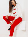 CAMAIEU Weißes Sweatshirt mit CAMAIEU-Schriftzug