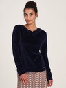 Tranquillo Dunkelblauer Tranquillo-Pullover für Damen
