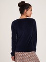 Tranquillo Dunkelblauer Tranquillo-Pullover für Damen