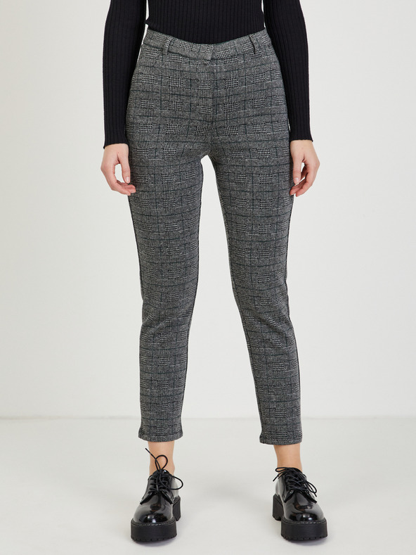 Orsay Graue karierte Damen Kurzhose ORSAY