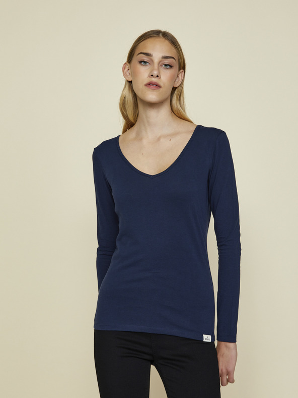 ZOOT.lab Dunkelblaues Damen Basic-T-Shirt ZOOT.lab Tamara 2