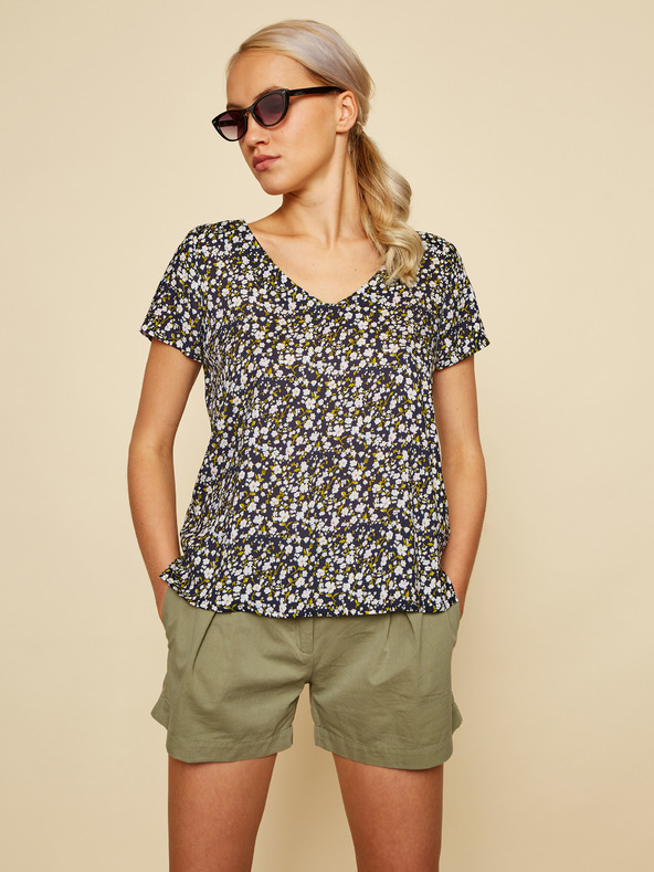 ZOOT.lab Schwarze geblümte Bluse ZOOT.lab Goldy